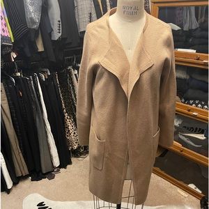 JCrew 365 camel cardigan/coat XS. XS but roomy
